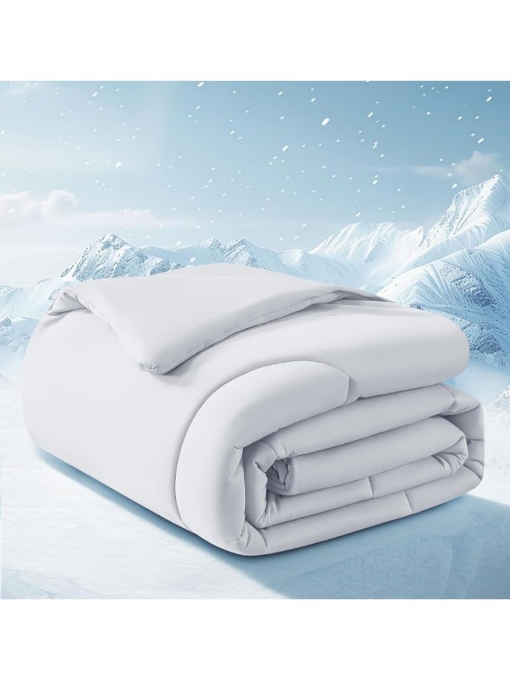 Lightweight Cooling Comforter Full/Queen, Breathable Summer Blanket for Hot